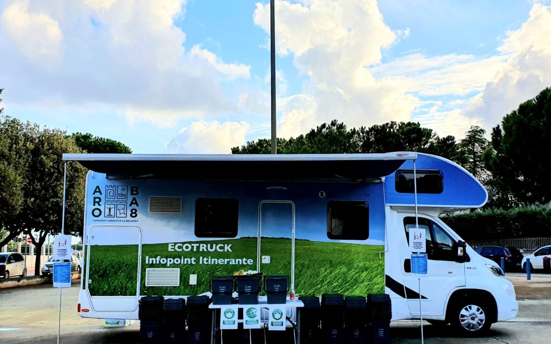 L’Ecotruck arriva a Conversano per la seconda tappa Il sindaco Lovascio:  “Un momento di cambiamento in cui tutti dobbiamo dare il massimo”