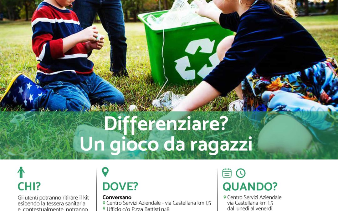 DISTRIBUZIONE KIT PER LA RACCOLTA DIFFERENZIATA – COMUNE DI CONVERSANO